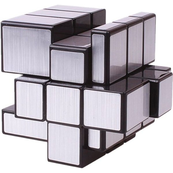 Kostka Lustrzana 3X3X3 Magiczna Kostka PręDkość Cubo Profesjonalne Puzzle Cubo Magico Zabawki Dla Dzieci Lustrzane Klocki 3X3 Kostka ZH 3X3 Szary-image
