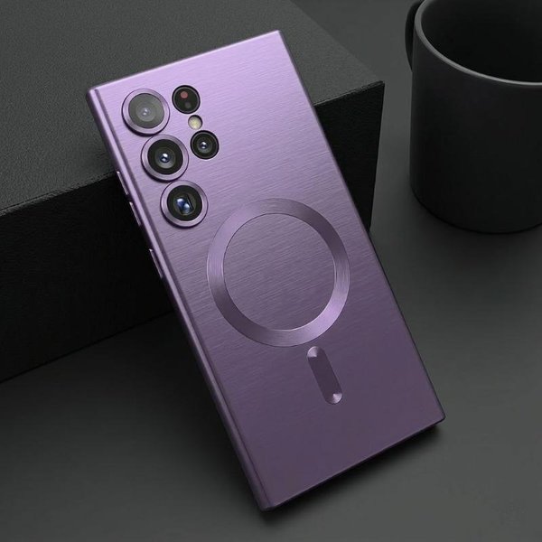 MięKkie Matowe Magnetyczne Etui Dla Samsung Galaxy S26 S25 S24 S23 S22 S21 Ultra Plus FE Edge Dla Magsafe Luksusowa OsłOna Ochronna Na Telefon Galaxy S25-image