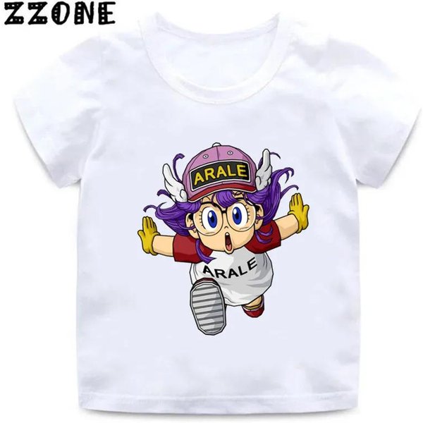Camisetas Infantiles Con Estampado De Anime Arale Dr Slump Dibujos Animados Ropa Linda Para NiñAs Camiseta De Manga Corta Para BebéS NiñOs Verano Topsooo5110 110-image