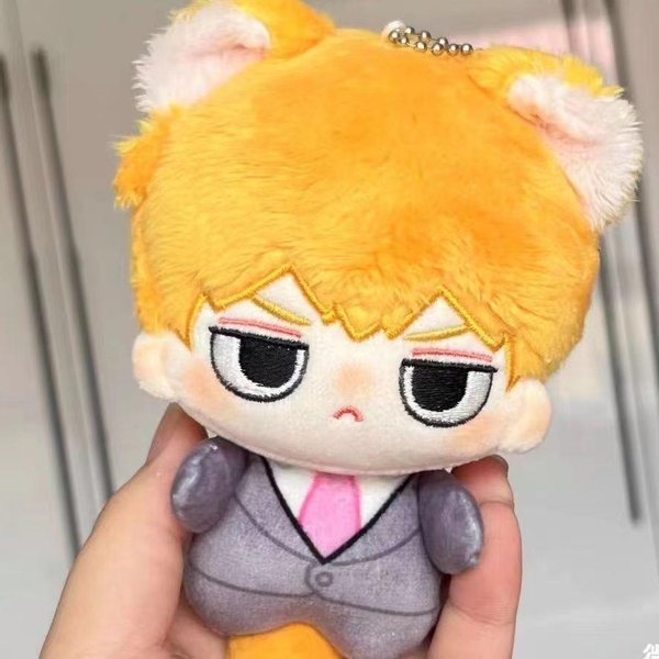 Anime Mob Psycho 100 Pluszowe Lalki Zabawki Kageyama Shigeo Reigen Arataka Brelok MałA WklęSłA Torebka Zawieszka Pluszowe Pluszowe Prezenty 10 Cm 10CM-image