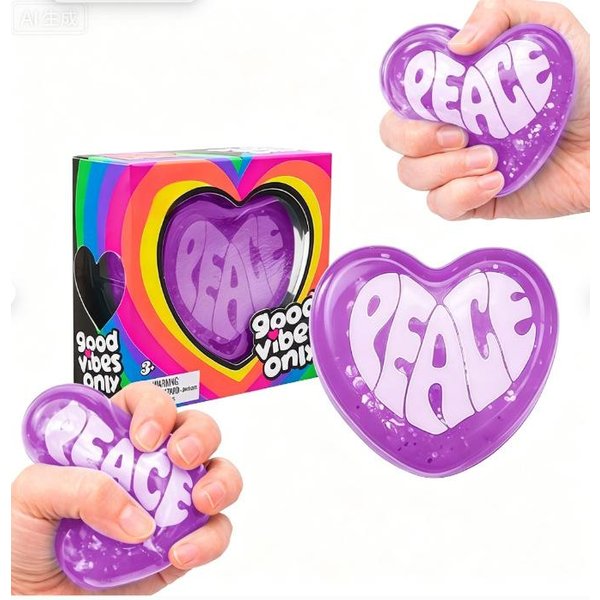 Teenie Sparkle Hearts - Mini BłYszcząCe Serce Zabawka Anty-Stresowa, Edycja Limitowana Walentynkowa-image