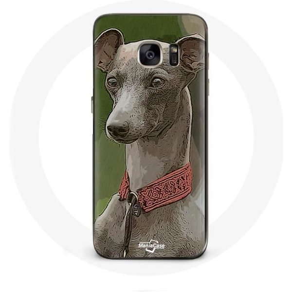 Funda - Samsung - Galaxy S7 - Flexible - Galgo Greyhound - Gris Gris-image