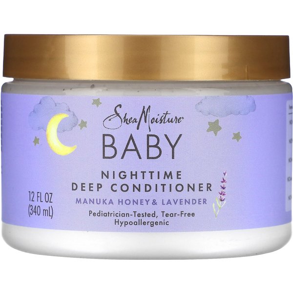 Sheamoisture, Acondicionador Profundo Nocturno Para BebéS, Miel De Manuka Y Lavanda, 355 Ml (340Ml) Beige-image