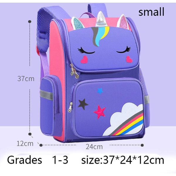 Plecak DziecięCy Dla Dziewczynki JednorożEc DziecięCy Tornister TęCzowe Oczy Torba Szkolna Plecak Dla Nastolatki Na PodróżE Wodoodporny Mochilas-image