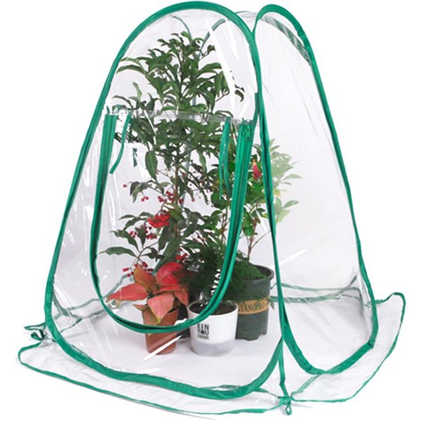 Mini Cubierta Para Plantas De Invernadero, Invernaderos Emergentes De Pvc, ProteccióN Para El Patio Trasero, Para Cultivo De Flores, JardineríA Transparente-image