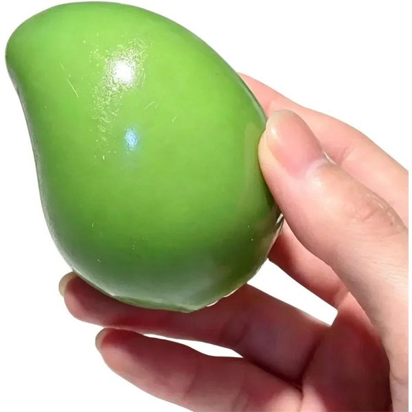 RęCznie Robiona ChrupiąCa Kulka Mango Do śCiskania Zabawka Fidgety ChrupiąCa Kulka Do śCiskania OkrąGłA WypełNiona MąKą Asmr Zabawka Do śCiskania Dla DorosłYch Green-image