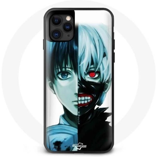 Funda - Maniacase - Iphone 11 - Tokyo Ghoul - Flexible - ProteccióN Y DecoracióN Negro-image