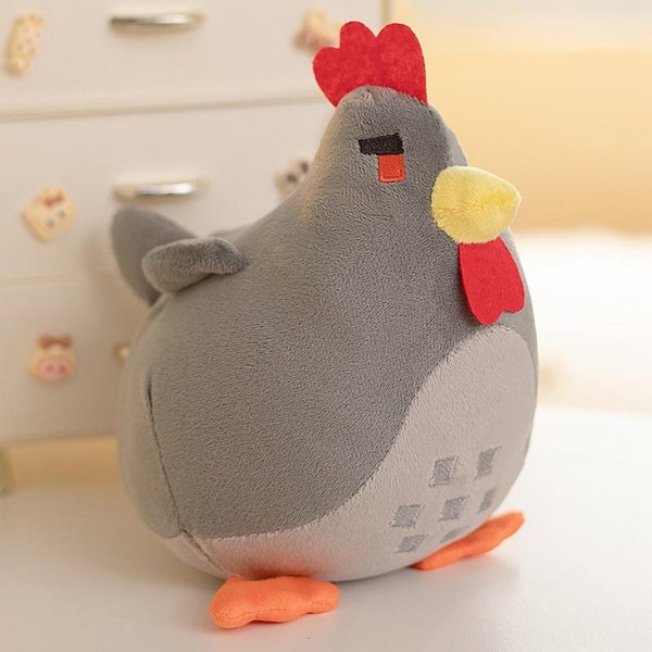 Poduszka Pluszowa Kurczak Stardew Valley 20 Cm MięKka Pluszowa Zabawka Postać Z KreskóWki Idealna Na Urodziny Dziecka WystróJ Pokoju 20Cm-image