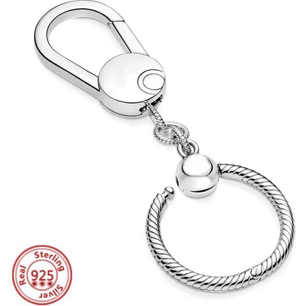 Charms De Plata De Ley 925 Real RatóN Plata De Ley Colgante O Compatible Con Collar Original JoyeríA DIY Charm Regalo Para Mujer White-image