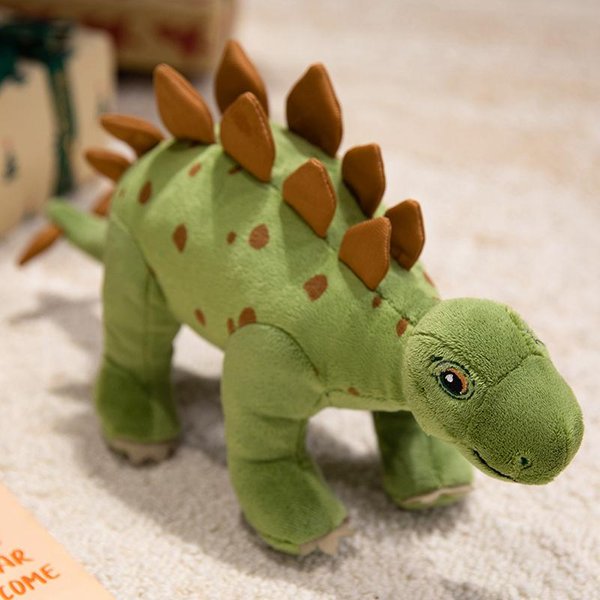 Symulacja Dinozaur Pluszowa Zabawka Pluszak Triceratops/Tyranozaur Rex/Brontozaur Smok Miecz MięKka Lalka Prezent Dla Dzieci-image