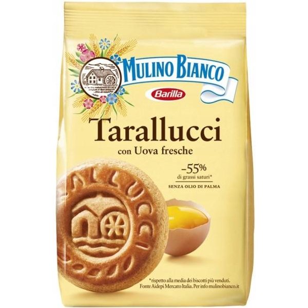 Tarallucci Mulino Bianco Galletas Italianas De Mantequilla 350G-image