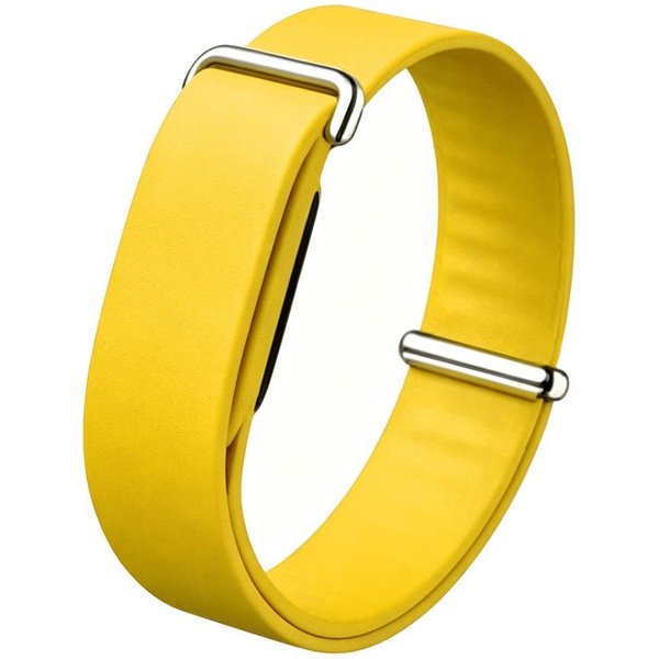 Silikonowy Pasek Zamienny Do Opaski Fitness Tracker Na Nadgarstek Dla Google Fitbit Air Dla MężCzyzn Kobiet Yellow-image
