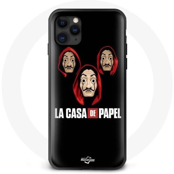 Funda Iphone 13 Pro Max - Maniacase - La Casa De Papel - MáScaras - Flexible - ProteccióN Contra Golpes-image