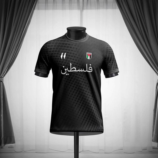 Camisetas De FúTbol De Palestina Moda De Verano Manga Corta Bandera Palestina ImpresióN 3D Camiseta Casual Cuello Redondo Holgada Hombre M-image