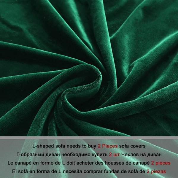 1 Pieza De Fundas De Sofá De Tela De Terciopelo, Funda De Sofá Seccional EláStica, Funda De Sofá En Forma De L, Funda De Sofá En Forma De L Para Sala De Estar Part B-B 145-185Cm-image