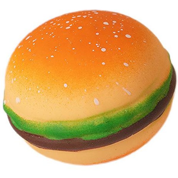 1~3 Szt. Gniotek Hamburger Fidget Toy Anty-Stresowy Powoli PodnosząCy Jedzenie ŚCiskanie ŚCiskanie Reduktor Stresu Zabawna Redukcja Nacisku Rekwizyt Orange-image