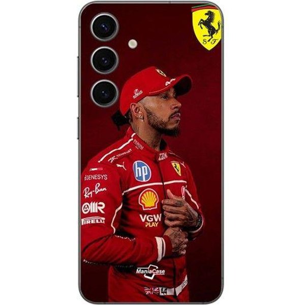 Coque De TéLéPhone - Ferrari - Samsung Galaxy S25 - Souple - Silicone - Noir-image