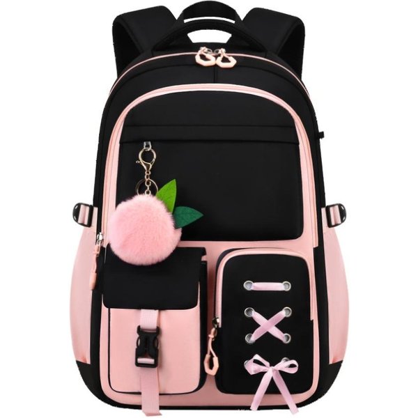 Mochilas Escolares Primaria Para NiñAs Mochila Escolar Kawaii Ligera Mochila Escolar Infantil Bolso Para Libros Mochila De Viaje Mochilas Regalos White-image