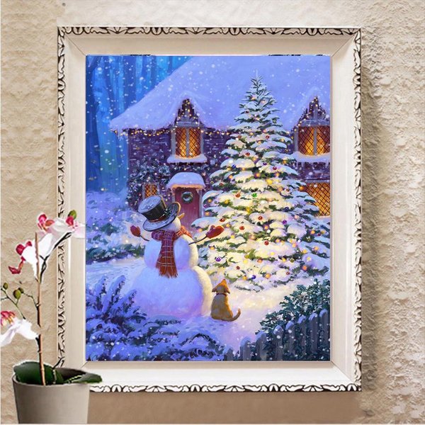 Pintura De Diamantes 5D DIY Cuadrado Redondo Completo Bordado De Diamantes Punto De Cruz Mosaico DecoracióN Del Hogar Regalo Full Square 20X30CM-image
