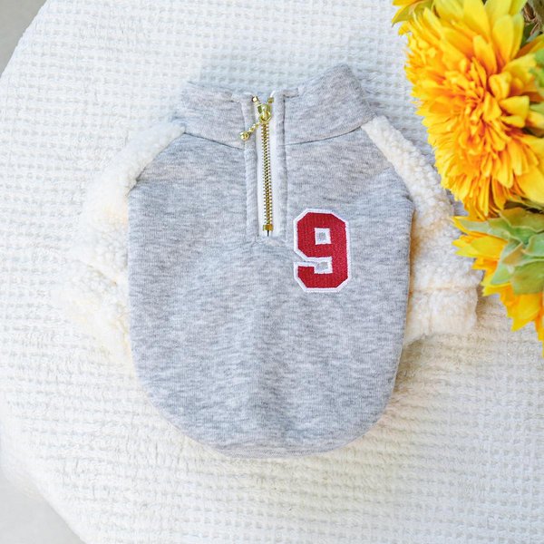 Sudadera Con Capucha Patchwork De Cuello Alto Para Mascota Abrigo Bordado De OtoñO E Invierno Para Mascota Jersey Sudadera Con Capucha Ropa Para Perros Para Perros PequeñOs XL-image