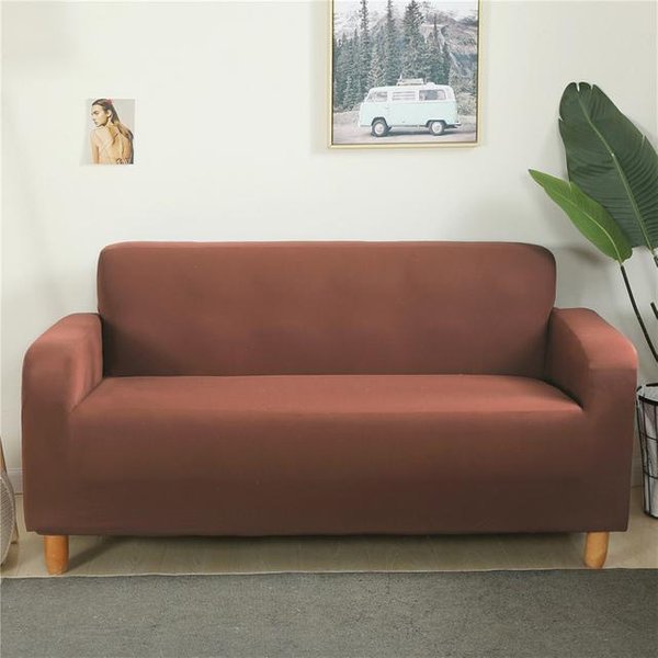 Funda De Sofá Lisa, Funda EláStica Para Sofá, Funda Ajustada, Funda De Sofá Seccional Con Todo Incluido, Fundas Para Muebles De 1, 2, 3 Y 4 Plazas 1-Seat 90-140Cm-image