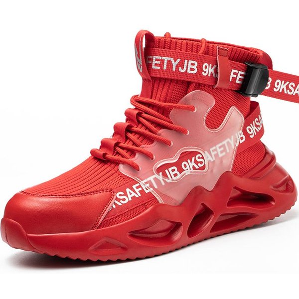 Botas De Trabajo De Marca Para Hombre Zapatos De Seguridad Zapatos Con Puntera De Acero Para Hombre Botas De Trabajo Ligeras Anti-Aplastamiento Anti-PerforacióN Zapatos Indestructibles 37 Pink-image
