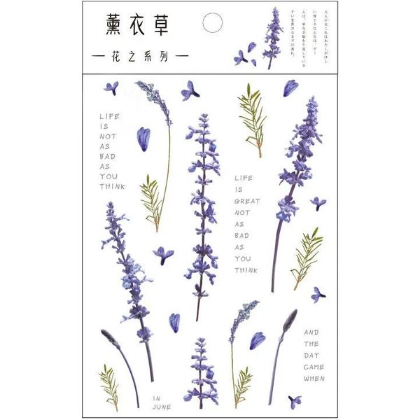 Pegatinas Transparentes De Margaritas Para Mascotas, Pegatinas Decorativas De Plantas Y Flores Para Etiquetas Diy, Diario, PapeleríA, áLbum, Diario, Herramienta De áLbum De Recortes-image
