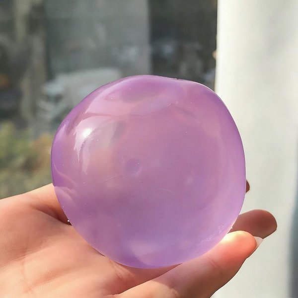Plastyczność Mochi Zabawki Squishy Fidget Przezroczystość Olej Kokosowy Maltodekstryna Zabawka Do ŚCiskania Zabawna Zabawka Sensoryczna Antystresowa Dla DorosłYch Prezent Prezenty Fioletowy-image