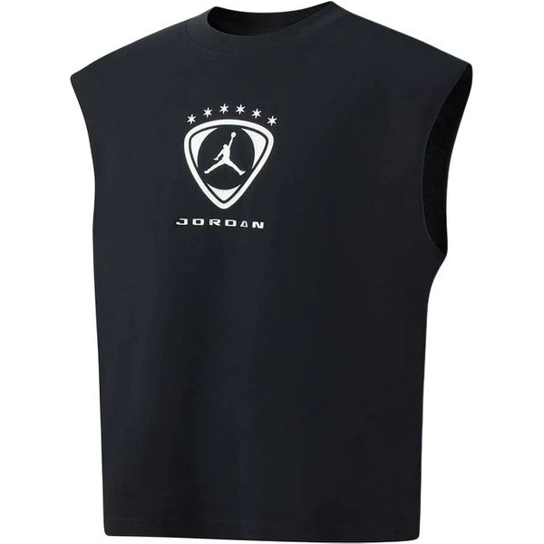 Chaleco De Punto Sin Mangas Con Cuello Redondo Jordan Para Hombre Tops IR1884-010 2XL Black-image