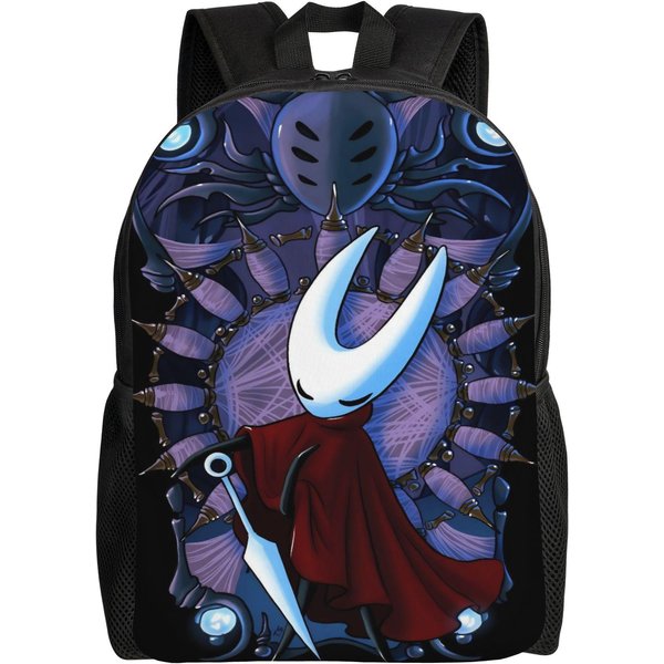 Mochila De Videojuego Hollow Knight Estudiante Unisex PoliéSter Mochilas De Camping Estampado Kawaii Bolsas Escolares Rucksack As Picture-image
