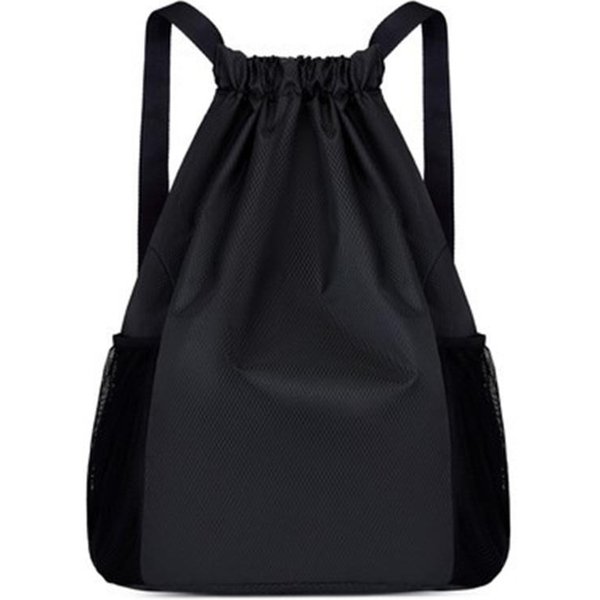 Sportowy Plecak Ze śCiąGaczem Sport Fitness PodróżE Outdoor Sackpack Kobiety I MężCzyźNi DużA Pojemność SiłOwnia PłYwanie Torby PlażOwe Torba Koszykarska Czerwony-image