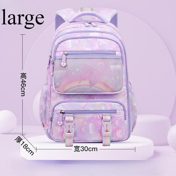 Plecak DziecięCy Dla Dziewczynki TęCzowy Motyl Plecak DziecięCy Do SzkołY Plecak Do SzkołY Podstawowej Na PodróżE Wodoodporny Mochilas-image