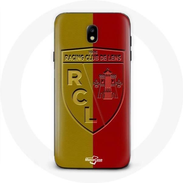 Funda - Maniacase - Samsung Galaxy J7 2017 - Flexible - Logo Amarillo Y Rojo - ProteccióN Decorativa Negro-image