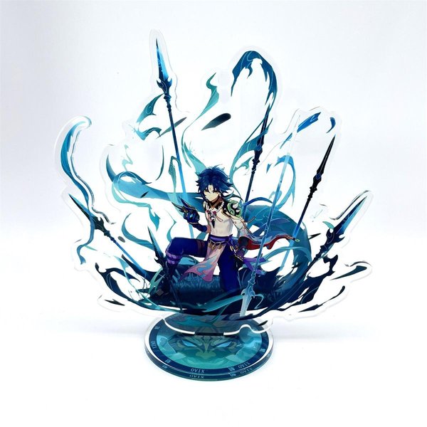 Figurka Anime Genshin Impact Furina Arlecchino Xiao Yae Miko Yelan Akrylowy Stojak Model PłYta Dekoracja Biurka StojąCy Znak Prezent Dla FanóW 15Cm-A3157-image