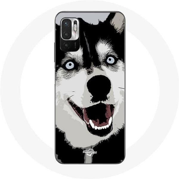Funda Para Xiaomi Redmi Note 10 5G Husky Siberiano Ojos Azules-image