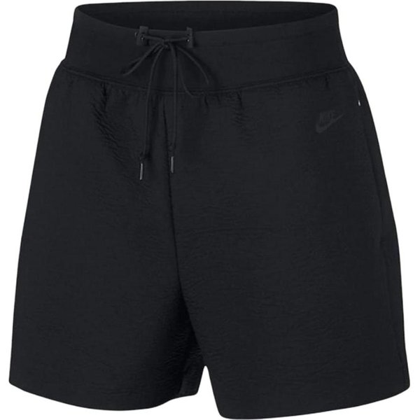 Nike Sportswear Tech Pack Szorty Ze śCiąGaczem Z Nadrukiem Logo Damskie Szorty Czarne 932112-010 L Black-image