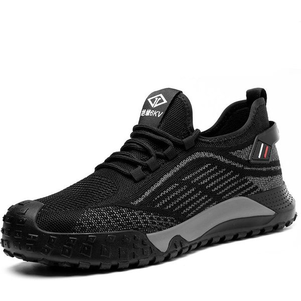 Aislamiento 6KV Zapatos De Seguridad Para Hombre Indestructibles Transpirables Zapatillas De Trabajo AntiperforacióN Botas De Seguridad Protectoras 38 Negro-image