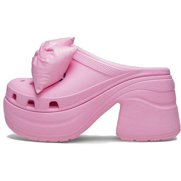 Crocs Croc Siren Zueco CóModas Zapatillas Simples Zuecos Unisex Rosa 210000-6WY 37-38-image