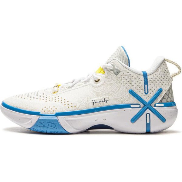 Zapatillas De Baloncesto Li-Ning Li Ning Wade Shadow 6 De CañA Baja Para Hombre Blancas 44-image