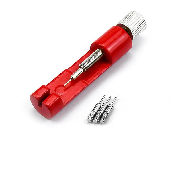 Pasador De Resorte Para Correa De Reloj Herramienta Ajustable De Acero Aleado Herramienta De ExtraccióN Y ReparacióN De Correa De Reloj Rojo-image