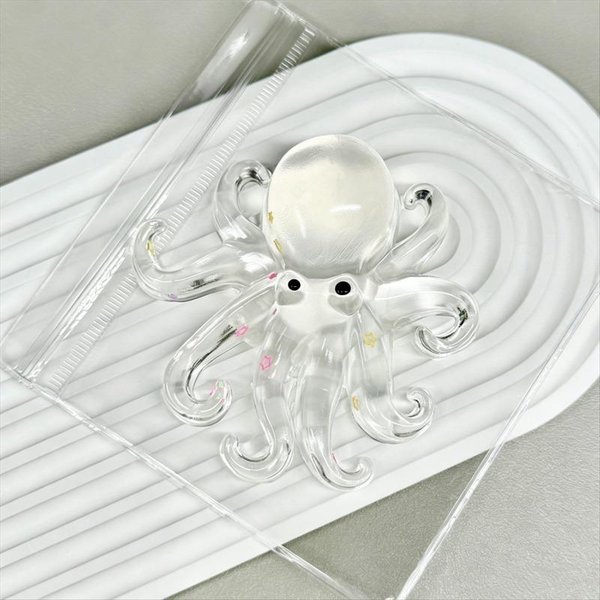 Taba Brokatowa Kaczka Squishy Meduza OśMiornica Zabawka Sensoryczna Do Redukcji Stresu MięKka Nietoksyczna ŚCiskanie Nacisk Autyzm Adhd Zabawka Fidget-image
