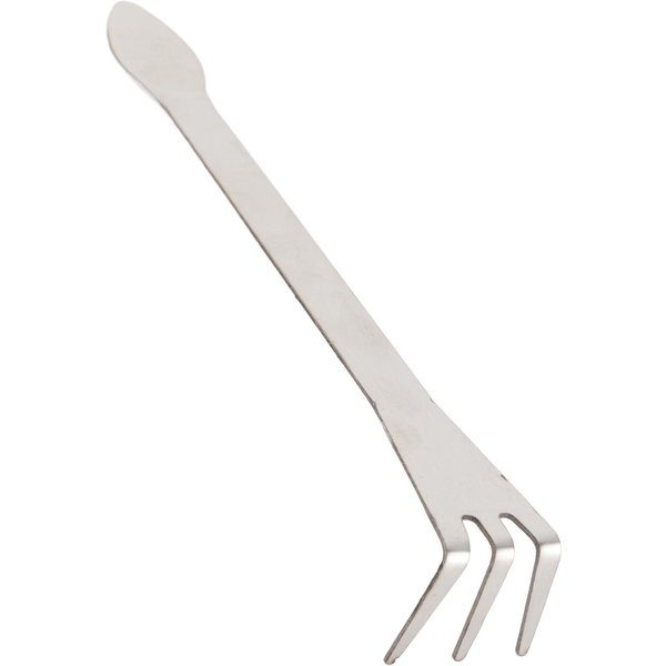 Rastrillo De RaíZ De Acero Inoxidable, Herramientas Para áRbol BonsáI De Suelo Aflojado De 3 Puntas Con Mango ErgonóMico-image