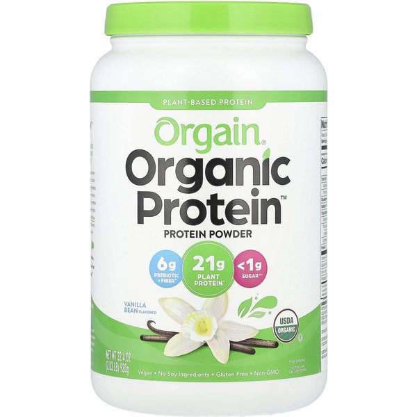Orgain, ProteíNa OrgáNica™ En Polvo, A Base De Plantas, Sabor A Vainilla, 2,03 Lb (920 G)-image
