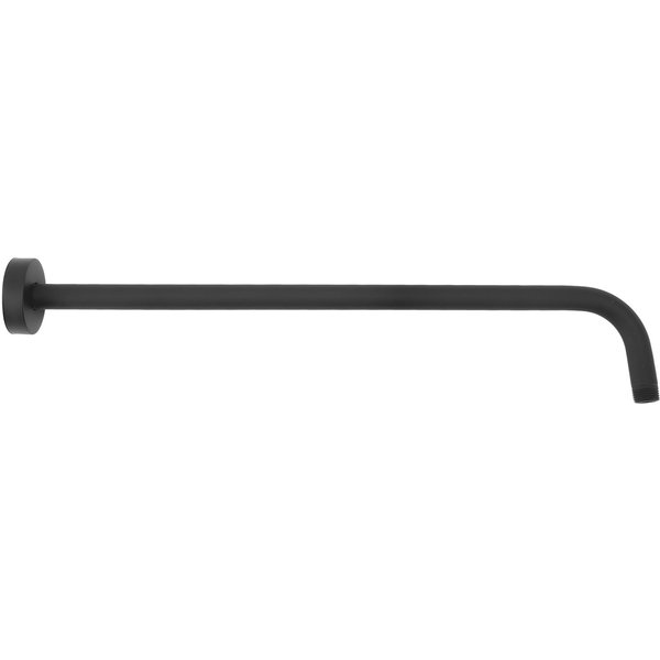 Brazo De Ducha NPT1/2 Acero Inoxidable Montaje En Pared Cabezal De Ducha Oculto Brazo De ExtensióN Con Brida Negro-image