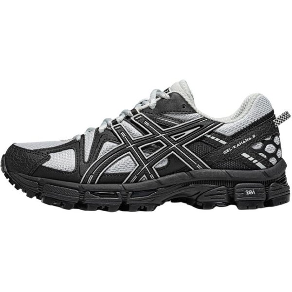 Asics Gel-Kahana 8 Modne Wygodne Sportowe AmortyzująCe TrwałE OddychająCe OdbijająCe Buty Do Biegania Damskie Trampki Czarno-Szare 1012A978-032 39 Gray-image