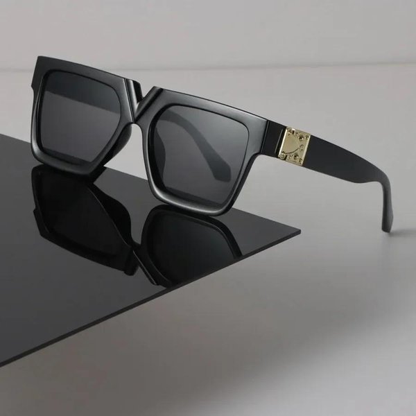 Gafas De Sol Cuadradas Mujer Hombre CláSico Vintage Moda Personalidad Gafas Elegantes Casual Minimalista Oculos ProteccióN UV Other Gray-image