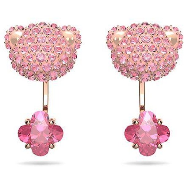 Pendientes Swarovski Teddy Drop Lindos JoyeríA De Moda Pendientes De Mujer Rosa 5642982 Box (Random Color) Pink-image