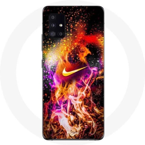 Coque Maniacase Pour Samsung Galaxy A51 5G Nike Peinture ColoréE-image