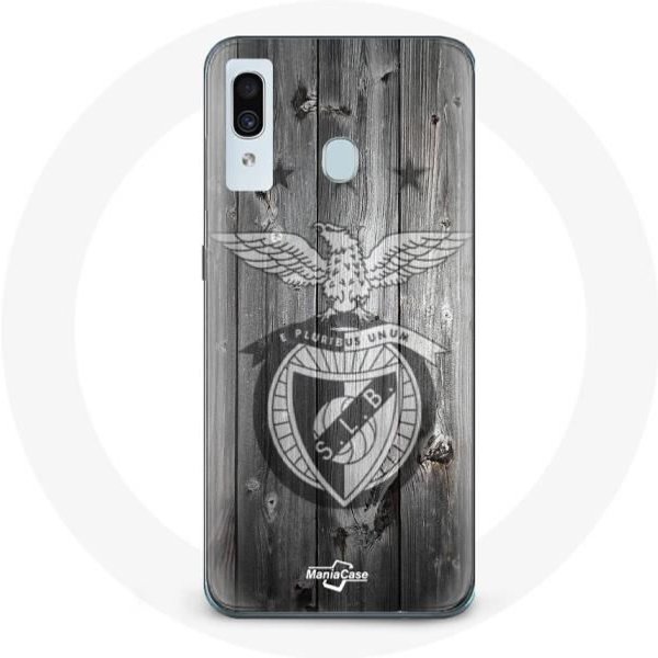 Funda - Maniacase - Samsung Galaxy A20 - Flexible - ProteccióN - DiseñO Benfica Negro-image