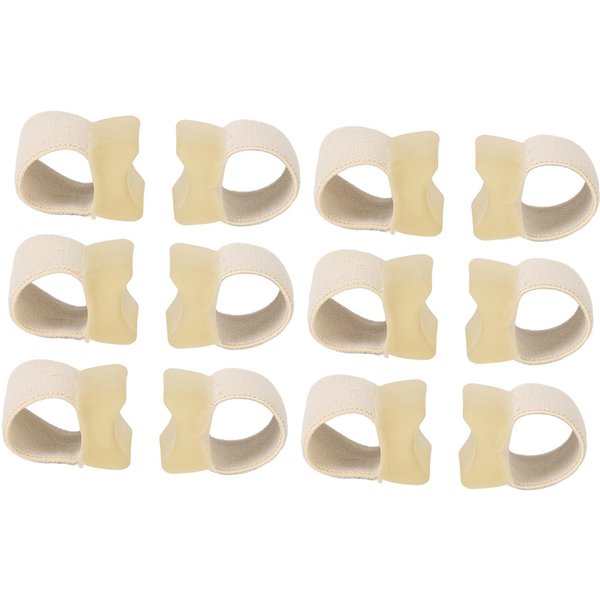 10 Pares Separador De Dedos Del Pie EláStico Previene Rozaduras Alivio De La PresióN Separador Para Dedo Gordo Del Pie Para Dedos Superpuestos White-image